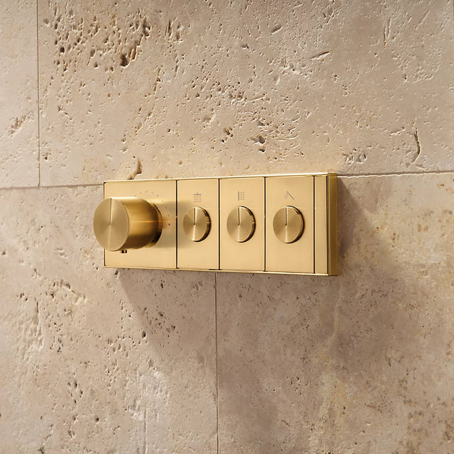 KOHLER Anthem™ Recessed Mechanical Thermostatic Control Panel - Three Outlets (3OT)