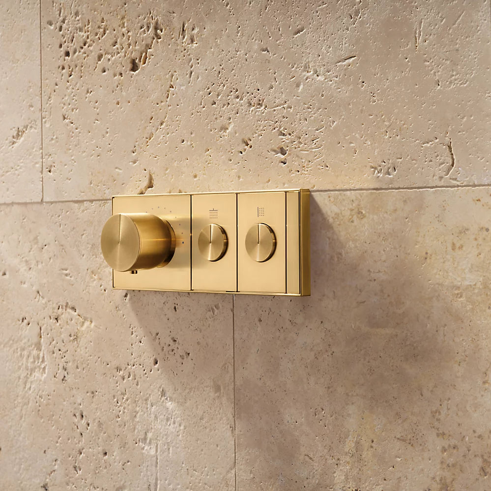 KOHLER Anthem™ Recessed Mechanical Thermostatic Control Panel - Two Outlets (2OT)