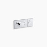 KOHLER Anthem™ Recessed Mechanical Thermostatic Control Panel - Two Outlets (2OT)