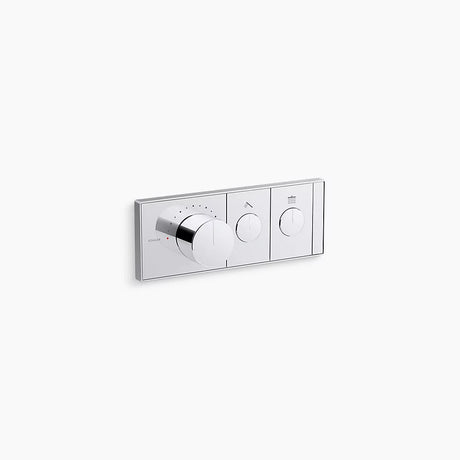 KOHLER Anthem™ Recessed Mechanical Thermostatic Control Panel - Two Outlets (2OT)