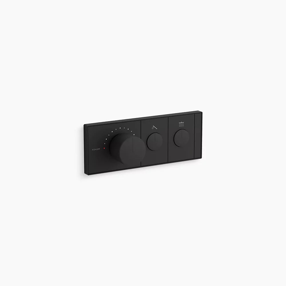 KOHLER Anthem™ Recessed Mechanical Thermostatic Control Panel - Two Outlets (2OT)
