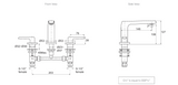 KOHLER Avid 3TH Basin Set Polished Chrome