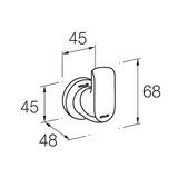 KOHLER Avid Robe Hook