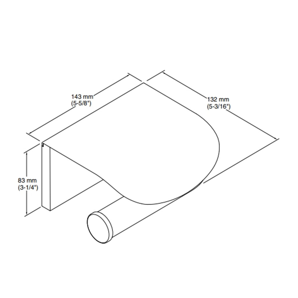 KOHLER Avid Toilet Tissue Holder with Cover