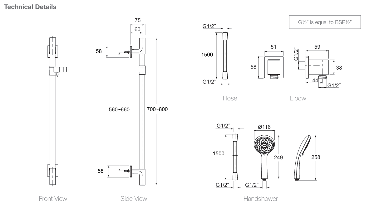 KOHLER Awaken Slide Shower