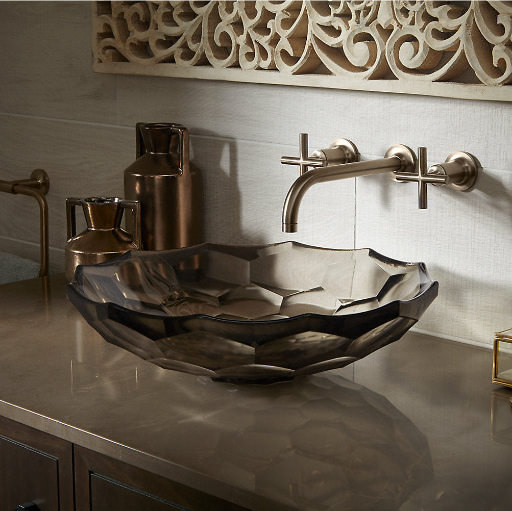 KOHLER Briolette Faceted Glass Vessel Basin (445mm)