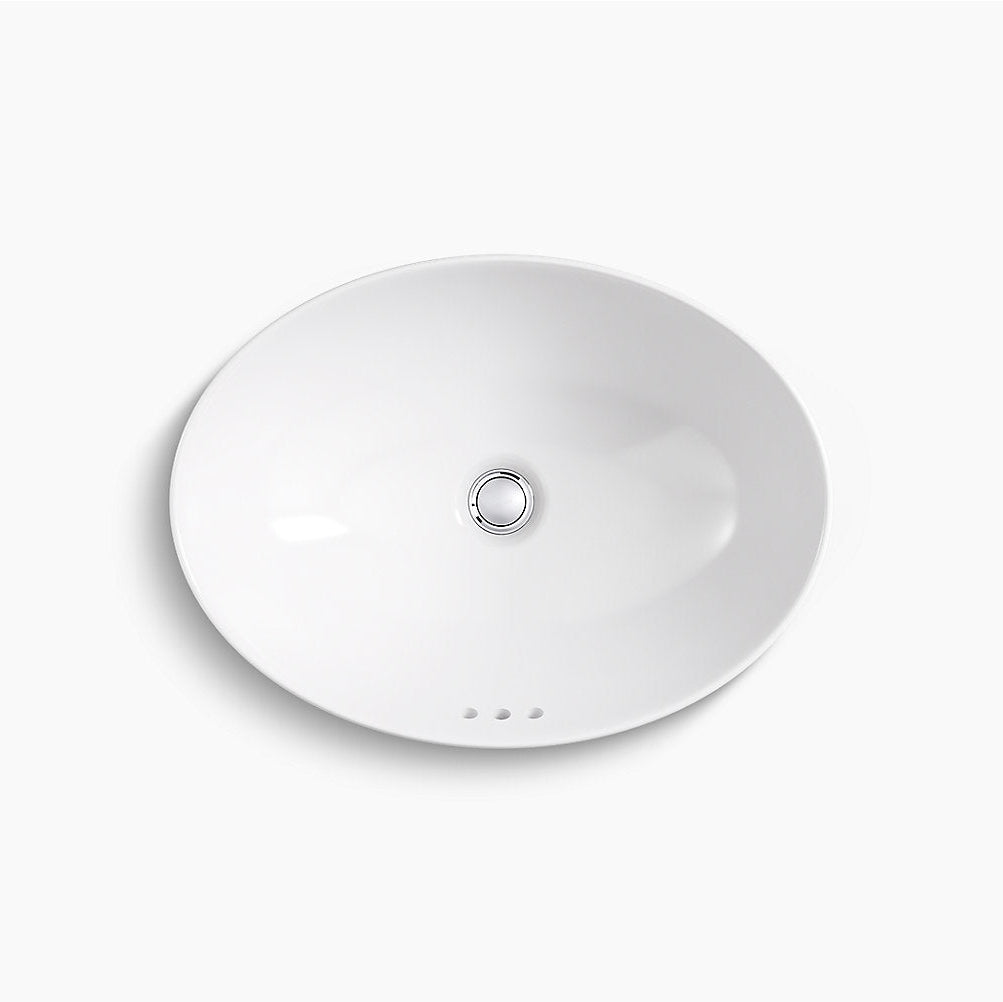 KOHLER Chalice Oval Vessel Basin Overflow