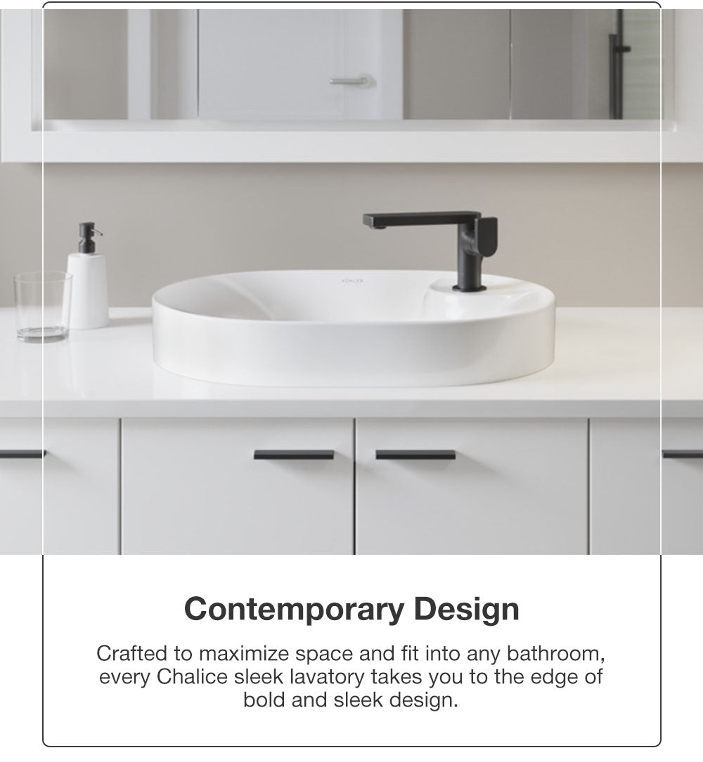 KOHLER Chalice Oval Vessels Basin