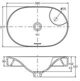 KOHLER Chalice Oval Vessels Basin