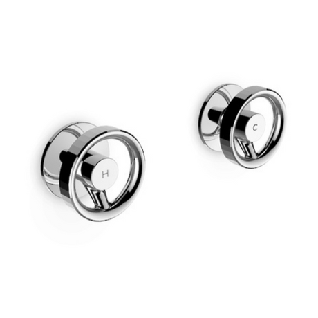 KOHLER Components Wall Mount Dual Handles - Industrial Trim