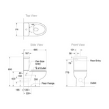 KOHLER Dual Side Entry Toilet Suite