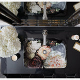 KOHLER Dutchmaster Blush Floral Carillon Self Rimming Basin Rectangle (370x536x156mm)