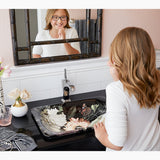 KOHLER Dutchmaster Blush Floral Carillon Self Rimming Basin Rectangle (370x536x156mm)