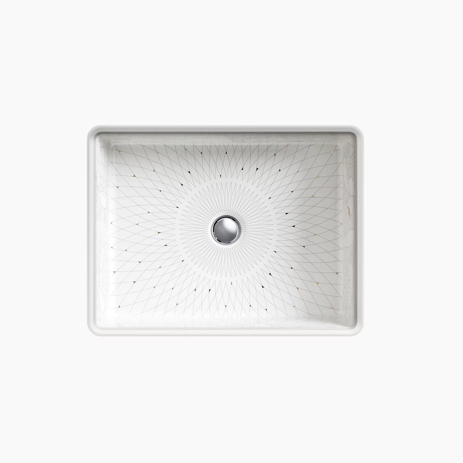 KOHLER Empress Bouquet™ Kathryn Under Counter Basin Rectangle (397x225x159mm)
