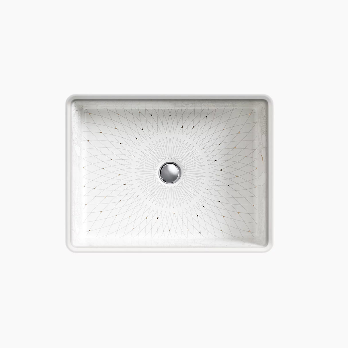 KOHLER Empress Bouquet™ Kathryn Under Counter Basin Rectangle (397x225x159mm)