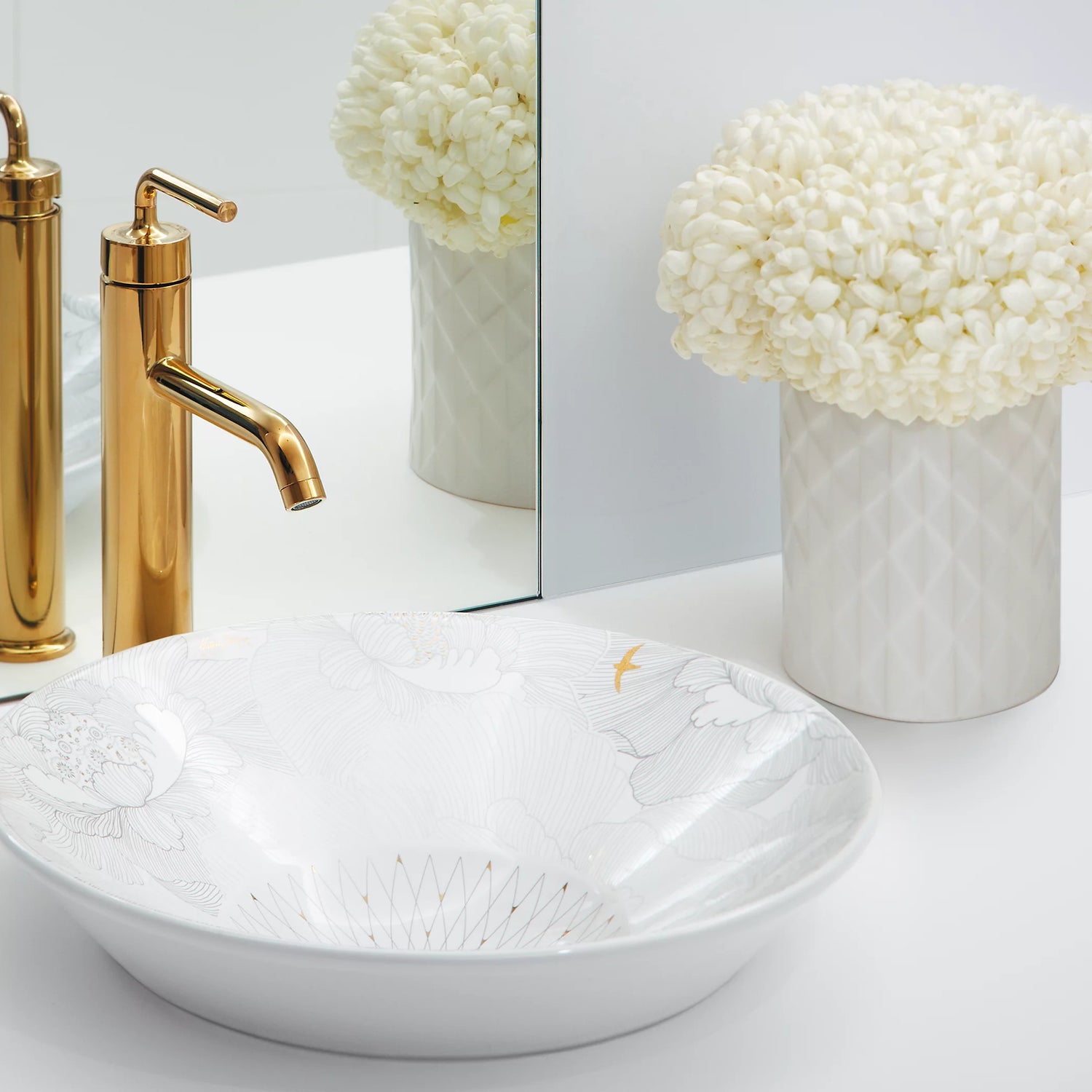 KOHLER Empress Bouquet™ Vessels Conical Bell Above Counter Basin Round (413mm)