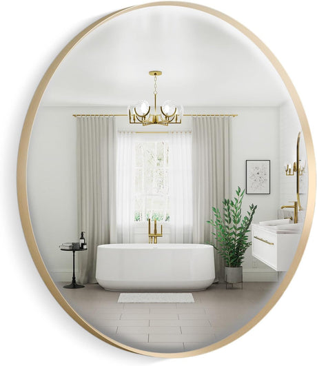 KOHLER Essential Round Framed Decorative Mirror