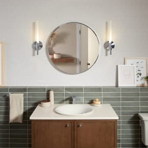 KOHLER Essential Round Framed Decorative Mirror