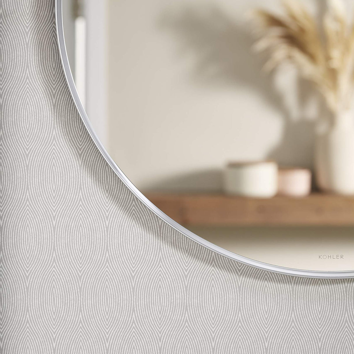 KOHLER Essential Round Framed Decorative Mirror
