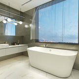 KOHLER Evok Back-To-Wall Free Standing Bathtub Gloss White (1500mm / 1700mm)