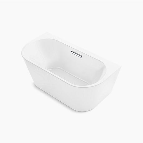 KOHLER Evok Back-To-Wall Free Standing Bathtub Gloss White (1500mm / 1700mm)