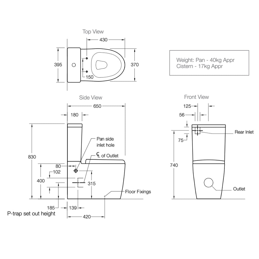 KOHLER Grande Back To Wall Toilet Suite With Electronic Bidet Seats Package