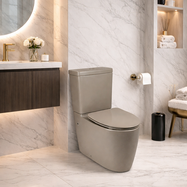 KOHLER Grande Back to Wall Toilet Suite (Cashmere)