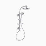 KOHLER HydroRail Rain Shower Round Column Standard - Polished Chrome