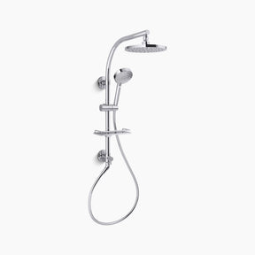 KOHLER HydroRail Rain Shower Round Column Standard - Polished Chrome
