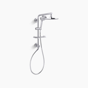 KOHLER HydroRail Rain Shower Square Column Premium - Polished Chrome