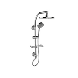 KOHLER HydroRail Rain Shower Square Column Premium - Polished Chrome