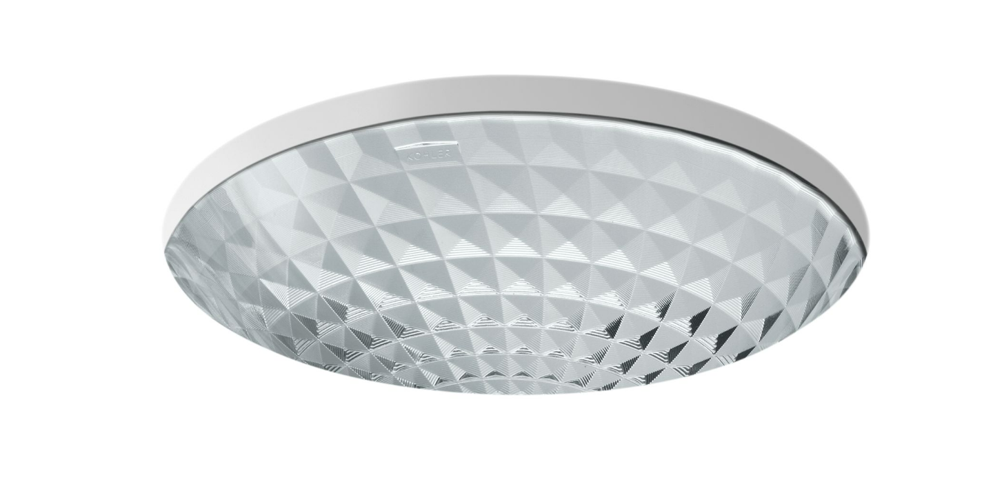 KOHLER Kallos Spun Glass Under Counter Basin Round (406mm)