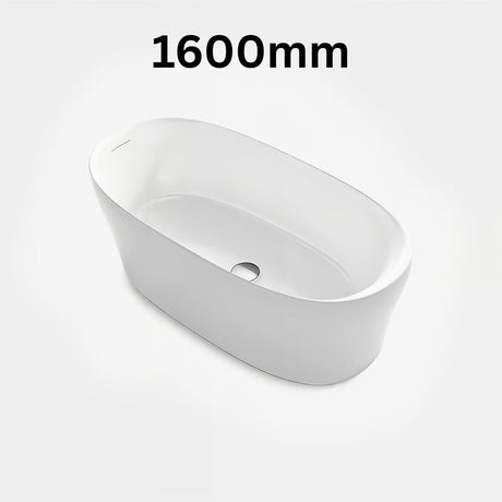 KOHLER Karing Lithocast Free Standing Bathtub Gloss White (1600mm / 1700mm)