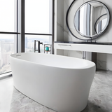KOHLER Karing Lithocast Free Standing Bathtub Gloss White (1600mm / 1700mm)