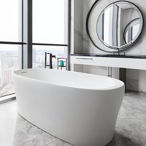KOHLER Karing Lithocast Free Standing Bathtub Gloss White (1600mm / 1700mm)