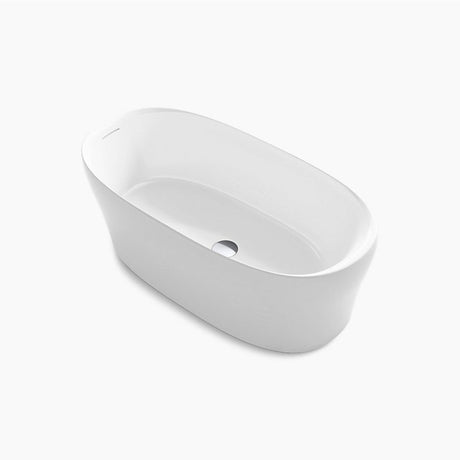 KOHLER Karing Lithocast Free Standing Bathtub Gloss White (1600mm / 1700mm)