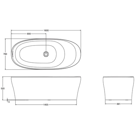 KOHLER Karing Lithocast Free Standing Bathtub Gloss White (1600mm / 1700mm)