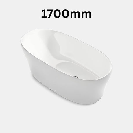 KOHLER Karing Lithocast Free Standing Bathtub Gloss White (1600mm / 1700mm)