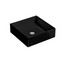 KOHLER Mica Square Slim Rim Basin (Gloss White/ Honed Black)