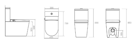 KOHLER Modena Back To Wall Intelligent Toilet