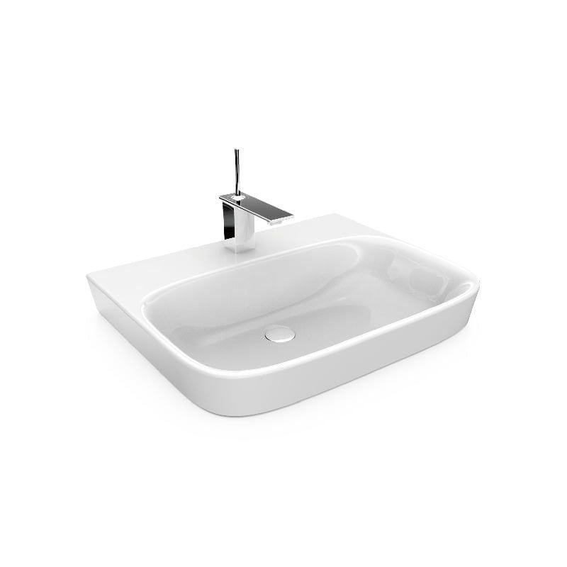 KOHLER ModernLife Rectangular Vessel Basin Overflow With Taphole