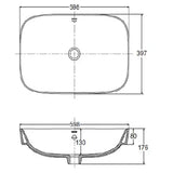 KOHLER ModernLife Square Vessel Basin Overflow