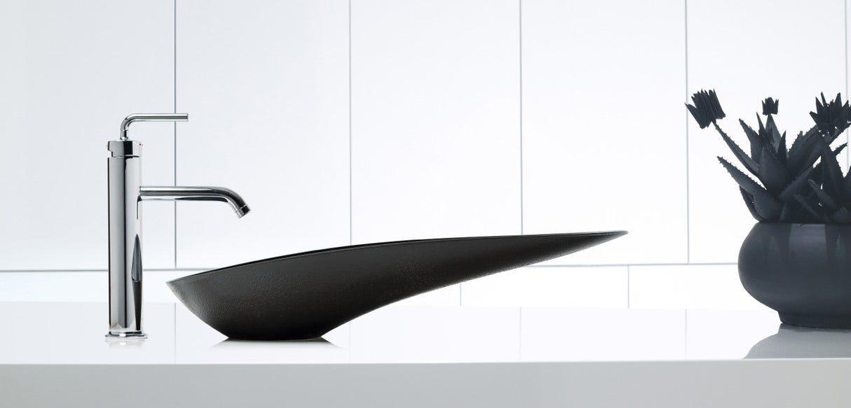 KOHLER Petaline Cast Iron Vessel Above Counter Basin (Black) (615x310x74mm)