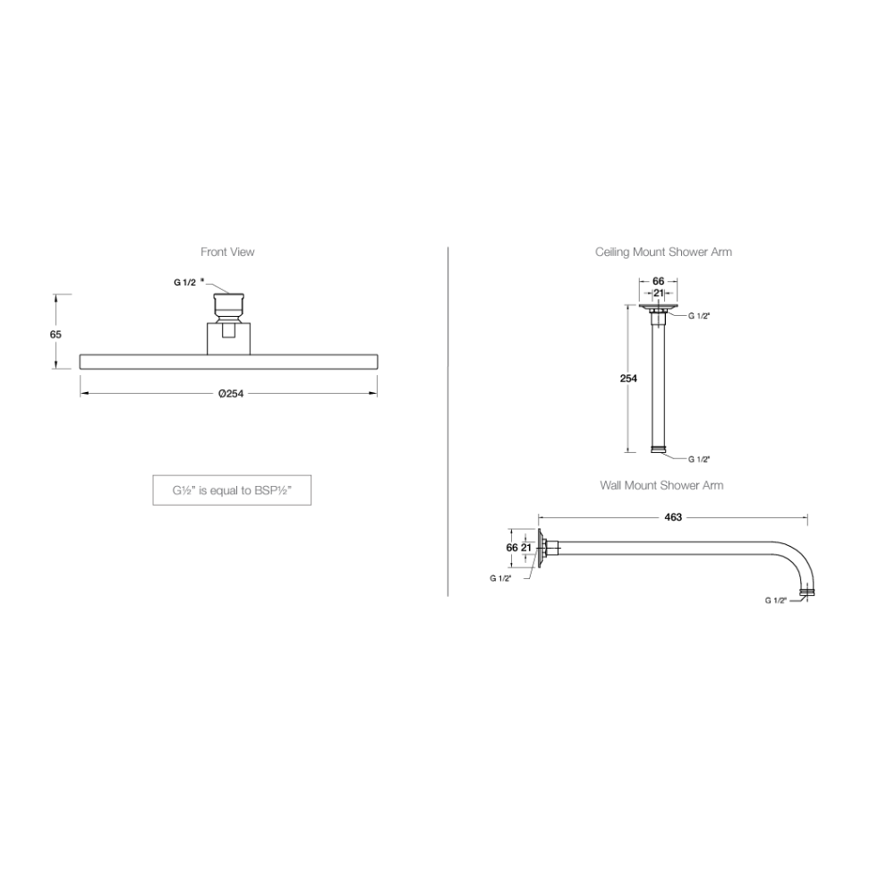 KOHLER RainCan 250mm Round Shower Head 