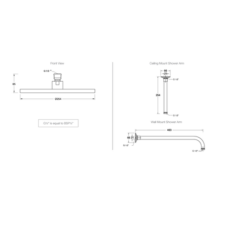 KOHLER RainCan 250mm Round Shower Head 