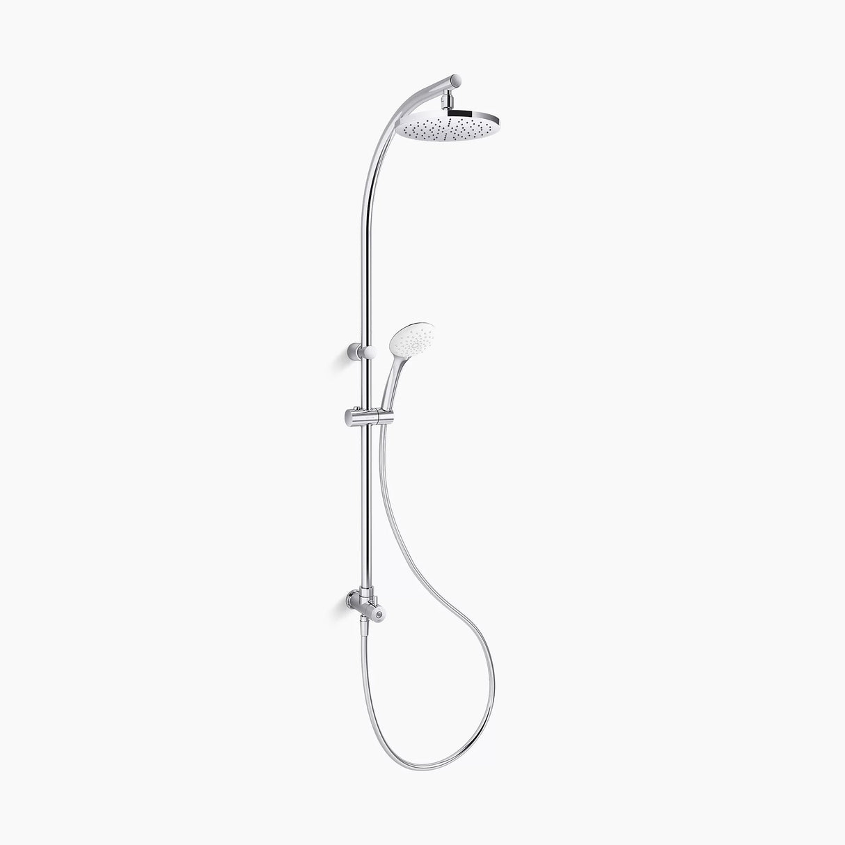 KOHLER Rain Duet® Renew Column - Round Shower Head (Polished Chrome)