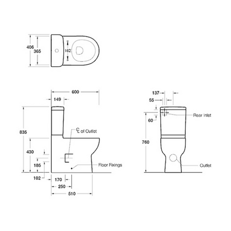 KOHLER Reach Back To Wall Toilet Suite