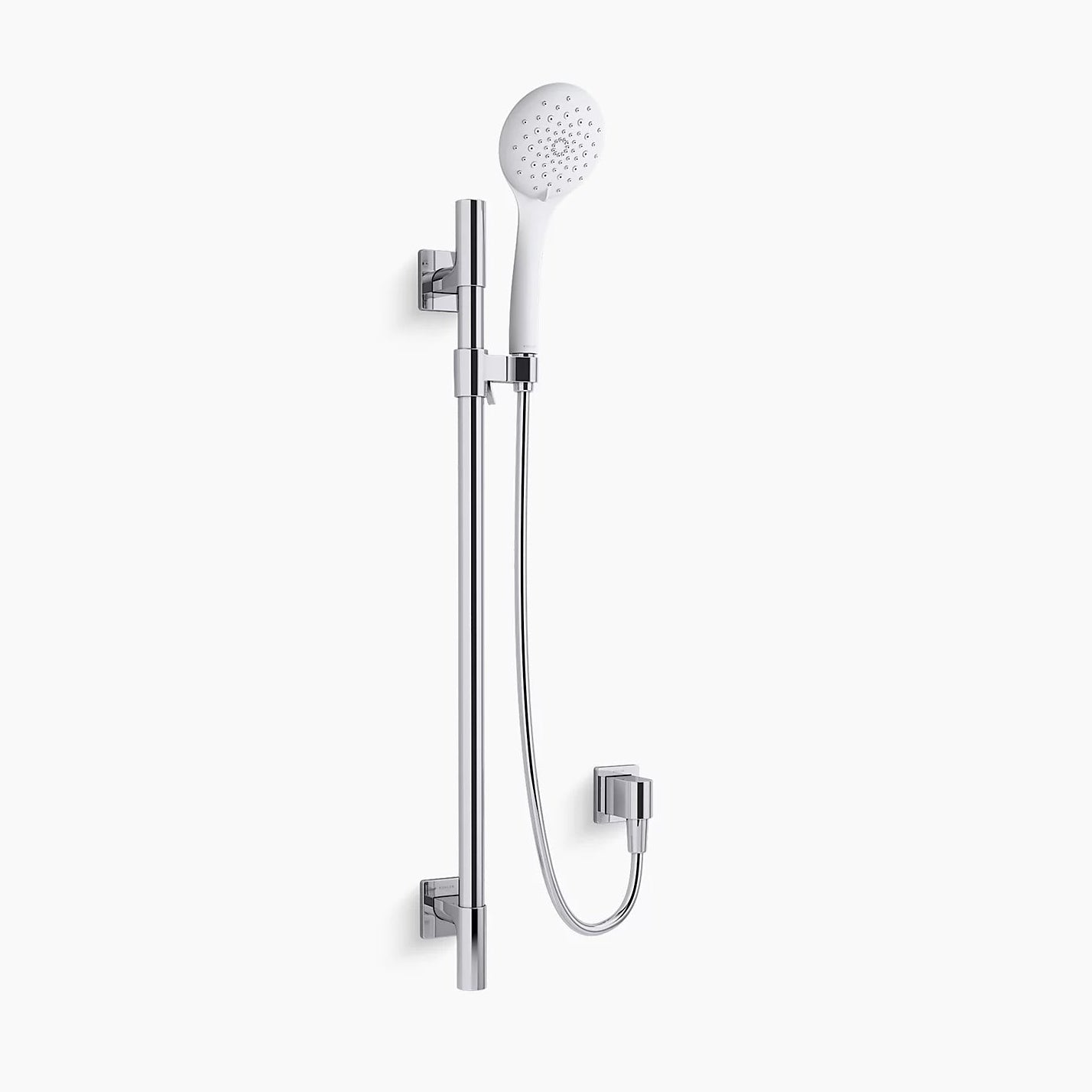 KOHLER Renew Organic Slide Hand Shower With Rail - Polished Chrome