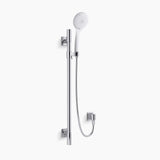 KOHLER Renew Organic Slide Hand Shower With Rail - Polished Chrome