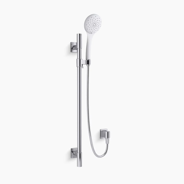 KOHLER Renew Organic Slide Hand Shower With Rail - Polished Chrome